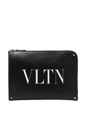 Valentino Garavani porte-documents VLTN - Noir
