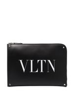 Valentino Garavani pochette VLTN à logo - Noir