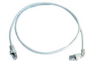 Telegärtner L00000A0204 RJ45 Netwerkkabel, patchkabel CAT 6A S/FTP 1.00 m Wit Vlambestendig, Halogeenvrij 1 stuk(s)