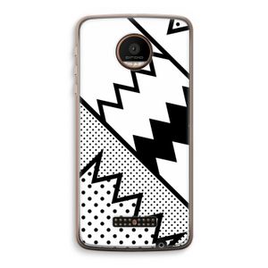 Pop Art #5: Motorola Moto Z Force Transparant Hoesje