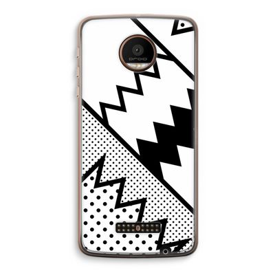 Pop Art #5: Motorola Moto Z Force Transparant Hoesje