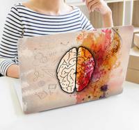 Laptop sticker hersenen artistiek - thumbnail