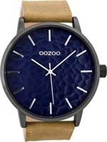 OOZOO Timepieces Horloge Zand/Blauw | C9442