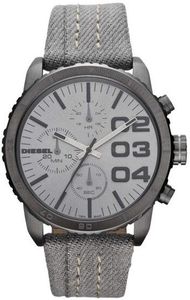 Horlogeband Diesel DZ5355 Textiel Grijs 22mm