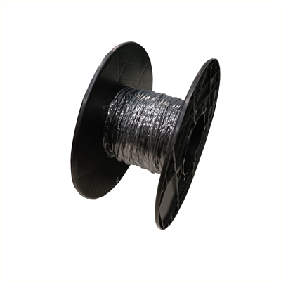 Elektra/verlichting snoer 1mmx30m. Zwart