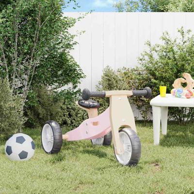 VidaXL Loopfiets voor kinderen 2-in-1 roze