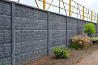 Betonschutting schutting Brickstone dubbelzijdig 200x193cm - thumbnail