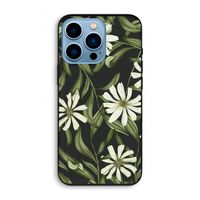 Wit bloemenpatroon: iPhone 13 Pro Biologisch afbreekbaar hoesje