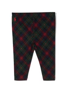 POLO RALPH LAUREN KIDS legging à carreaux - Bleu