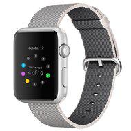 Nylon bandje - Grijs - Geschikt voor Apple Watch 38mm / 40mm / 41mm