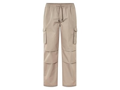 LIVERGY Heren cargobroek (Beige, L)