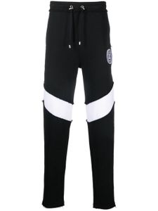 Balmain pantalon de jogging à détail de patch - Noir
