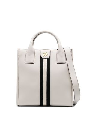 DKNY sac cabas à détails rayés - Tons neutres