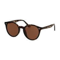 Spectrum zonnebril rond tortoise bruin dames