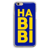 Habibi Blue: iPhone 6 / 6S Transparant Hoesje