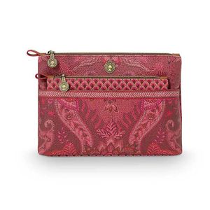 Pip Studio Toilettas Set Cosmetic Bag Combi Kyoto Festival Dark Pink