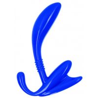 CalExotics - Apollo Curved Probe Prostaat Massager Blauw - thumbnail