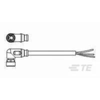 TE Connectivity 1-2273009-3 Sensor/actuator connector, geassembleerd M8 Aantal polen (sensoren): 3 Bus, haaks 5.00 m 1 stuk(s)