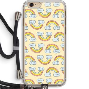 Regenboog: iPhone 6 PLUS / 6S PLUS Transparant Hoesje met koord