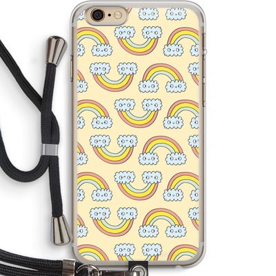 Regenboog: iPhone 6 PLUS / 6S PLUS Transparant Hoesje met koord