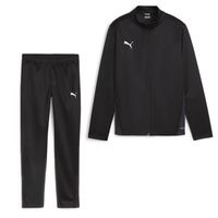 PUMA teamGOAL Trainingspak Full-Zip Kids Zwart Wit - thumbnail