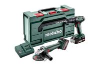 Metabo Combo set 2.4.4 | 2 machines | 18V | SB 18 LT + W18 L 9-125 QUICK | metabox 165L 685207510 - thumbnail