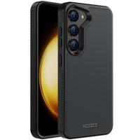 Accezz Rugged Frosted Backcover Samsung Galaxy S23 Telefoonhoesje Zwart