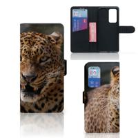 Huawei P40 Pro | Telefoonhoesje | Met pasjeshouder | Luipaard