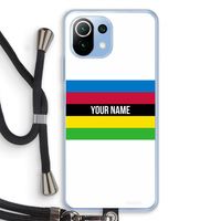 WK Wielrennen: Xiaomi Mi 11 Lite Transparant Hoesje met koord