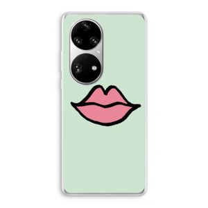Kusje: Huawei P50 Pro Transparant Hoesje