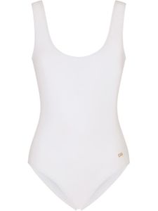 Dolce & Gabbana maillot de bain à logo imprimé - Blanc