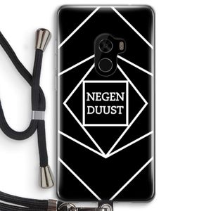 Negenduust geometrisch: Xiaomi Mi Mix 2 Transparant Hoesje met koord