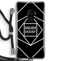 Negenduust geometrisch: Xiaomi Mi Mix 2 Transparant Hoesje met koord