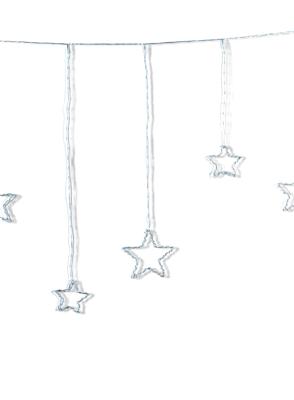 Wire Curtain 364L/200X80Cm Led Classic Warm (3Cm Between Led - Annas collection