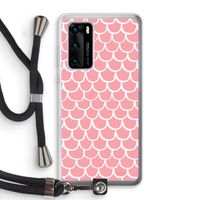 Dakpannetjes: Huawei P40 Transparant Hoesje met koord