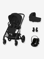 Trio babypakje Kinderwagen BALIOS + Reiswieg S Lux + CYBEX autostoel Cloud G i-Size + Adapters zwart