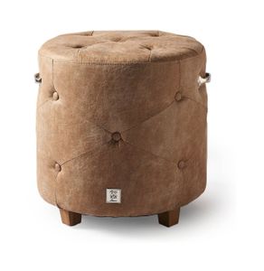 Rivièra Maison Poef 'Bowery' Pellini, kleur Camel