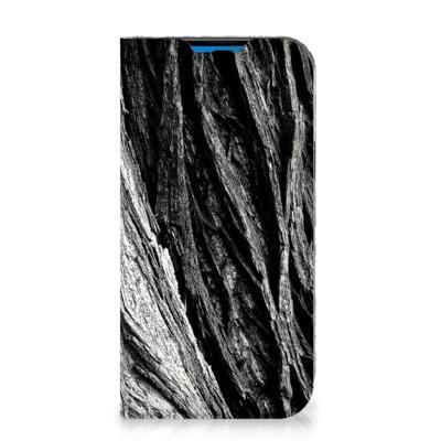 Book Wallet Case iPhone 14 Pro Boomschors Grijs Book Wallet Case iPhone 14 Pro Boomschors Grijs