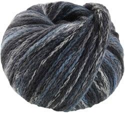 Lana Grossa Cool Merino Big Color 411 Antraciet/donker/licht/medium/staalgrijs/ruw wit