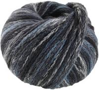 Lana Grossa Cool Merino Big Color 411 Antraciet/donker/licht/medium/staalgrijs/ruw wit