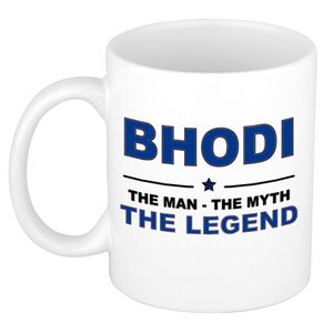 Bhodi The man, The myth the legend cadeau koffie mok / thee beker 300 ml