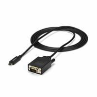 Kabel USB-C naar VGA Startech CDP2VGAMM2MB (2 m) Zwart
