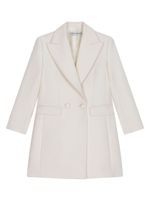 Dolce & Gabbana Kids double-breasted virgin wool coat - Blanc - thumbnail