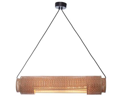 Hanglamp Bhutan Bamboe cilinder - naturel
