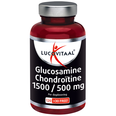 Lucovitaal Voedingssupplementen Glucosamine Chondroïtine 1500/500mg 150Tabletten
