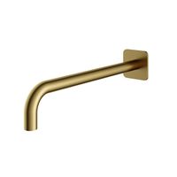 Hotbath Gal wandarm 40 cm Geborsteld messing PVD GL450BBP Hotbath Gal wandarm 40 cm Geborsteld messing PVD GL450BBP