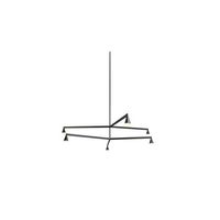 Trizo21 - Austere-Kroonluchter 2Y RF100 3x 500mm