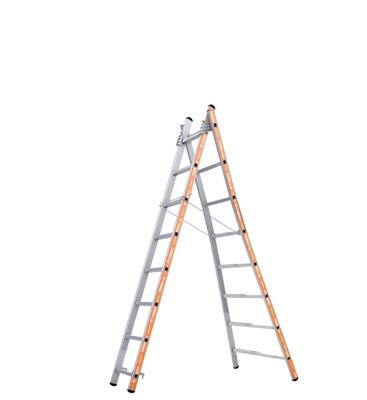 Little jumbo Reformladder 1252 | met uitgebogen bomen | 2x8 sporten - 1201252008