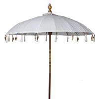 Giga Meubel - Parasol Bali Wit Boho 185x260cm