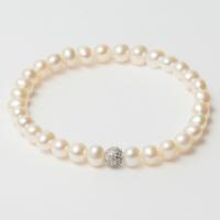 Lancaster JLA-BR-SB-1-WH 16 mm Dames armband